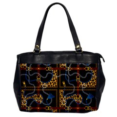 Chains Pattern Oversize Office Handbag by designsbymallika