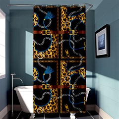 Chains Pattern Shower Curtain 36  X 72  (stall)  by designsbymallika