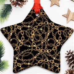 Chains Pattern 4 Ornament (star) by designsbymallika