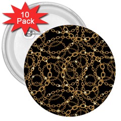 Chains Pattern 4 3  Buttons (10 Pack)  by designsbymallika