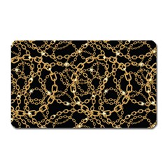 Chains Pattern 4 Magnet (rectangular) by designsbymallika