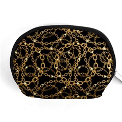 Chains Pattern 4 Accessory Pouch (medium) by designsbymallika