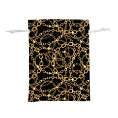 Chains Pattern 4 Lightweight Drawstring Pouch (m) by designsbymallika