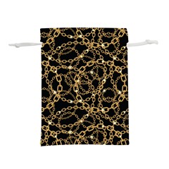 Chains Pattern 4 Lightweight Drawstring Pouch (l) by designsbymallika