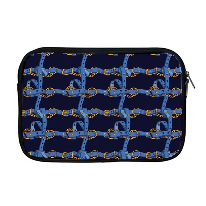 Blue Belt Apple MacBook Pro 17  Zipper Case