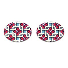 Diwali Pattern Cufflinks (oval) by designsbymallika