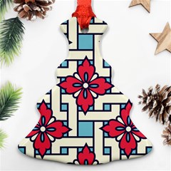 Diwali Pattern Christmas Tree Ornament (two Sides) by designsbymallika