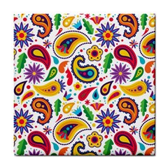 Baatik Print Tile Coaster by designsbymallika