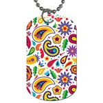 Baatik Print Dog Tag (Two Sides) Front