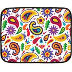 Baatik Print Fleece Blanket (Mini) 35 x27  Blanket