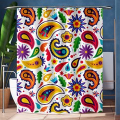 Baatik Print Shower Curtain 60  X 72  (medium)  by designsbymallika