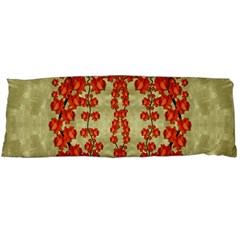 Roses Decorative In The Golden Environment Body Pillow Case (dakimakura) by pepitasart