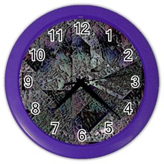 Erosion  Color Wall Clock by MRNStudios