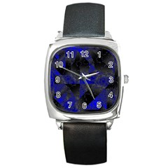 Broken Pavement  Square Metal Watch by MRNStudios