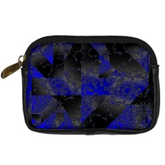 Broken Pavement  Digital Camera Leather Case by MRNStudios