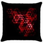 Buzzed Throw Pillow Case (Black) Front