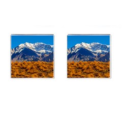 Aconcagua Park Landscape, Mendoza, Argentina Cufflinks (square) by dflcprintsclothing