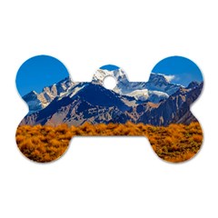 Aconcagua Park Landscape, Mendoza, Argentina Dog Tag Bone (one Side) by dflcprintsclothing