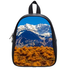 Aconcagua Park Landscape, Mendoza, Argentina School Bag (small) by dflcprintsclothing