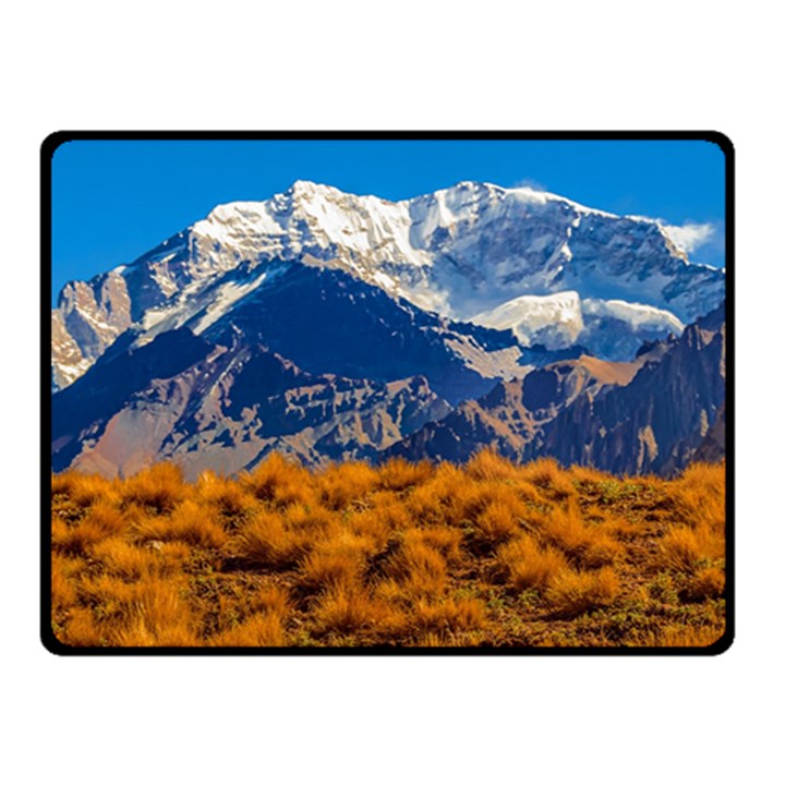 Aconcagua Park Landscape, Mendoza, Argentina Fleece Blanket (Small)