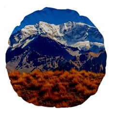 Aconcagua Park Landscape, Mendoza, Argentina Large 18  Premium Round Cushions