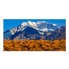 Aconcagua Park Landscape, Mendoza, Argentina Satin Shawl by dflcprintsclothing