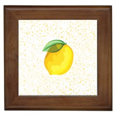 Illustration Sgraphic Lime Orange Framed Tile by HermanTelo