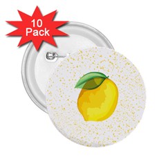 Illustration Sgraphic Lime Orange 2 25  Buttons (10 Pack)  by HermanTelo