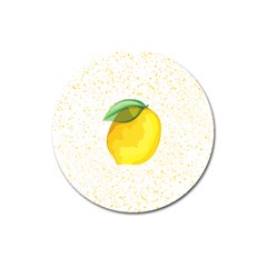 Illustration Sgraphic Lime Orange Magnet 3  (round) by HermanTelo