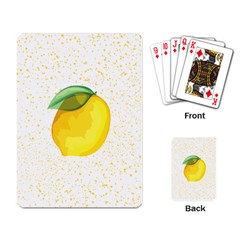 Illustration Sgraphic Lime Orange Playing Cards Single Design (rectangle) by HermanTelo