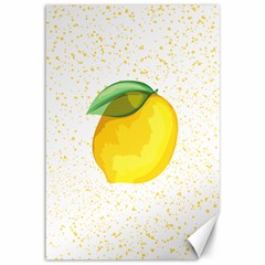 Illustration Sgraphic Lime Orange Canvas 12  X 18  by HermanTelo