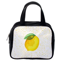 Illustration Sgraphic Lime Orange Classic Handbag (one Side)