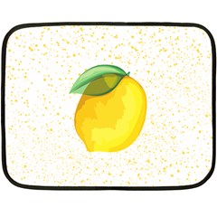 Illustration Sgraphic Lime Orange Fleece Blanket (mini)