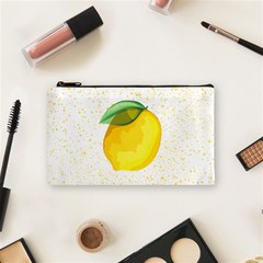 Illustration Sgraphic Lime Orange Cosmetic Bag (small)