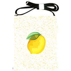 Illustration Sgraphic Lime Orange Shoulder Sling Bag