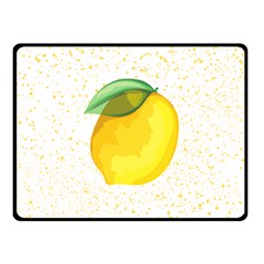 Illustration Sgraphic Lime Orange Fleece Blanket (small)