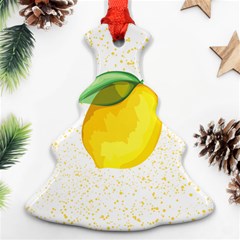 Illustration Sgraphic Lime Orange Ornament (christmas Tree) 