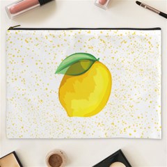 Illustration Sgraphic Lime Orange Cosmetic Bag (xxxl)