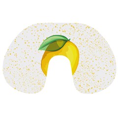 Illustration Sgraphic Lime Orange Travel Neck Pillow