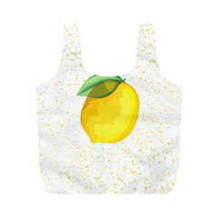 Illustration Sgraphic Lime Orange Full Print Recycle Bag (m) by HermanTelo