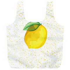 Illustration Sgraphic Lime Orange Full Print Recycle Bag (xl)