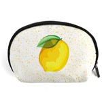 Illustration Sgraphic Lime Orange Accessory Pouch (Large) Front