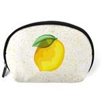 Illustration Sgraphic Lime Orange Accessory Pouch (Large) Back