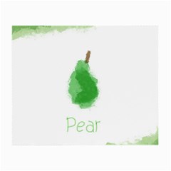 Pear Fruit Watercolor Painted Small Glasses Cloth by Mariart