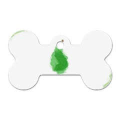 Pear Fruit Watercolor Painted Dog Tag Bone (one Side) by Mariart