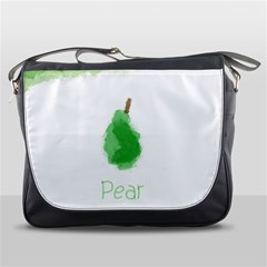 Pear Fruit Watercolor Painted Messenger Bag