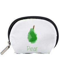 Pear Fruit Watercolor Painted Accessory Pouch (small) by Mariart