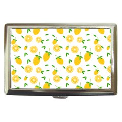 Illustrations Lemon Citrus Fruit Yellow Cigarette Money Case