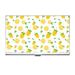 Illustrations Lemon Citrus Fruit Yellow Business Card Holder