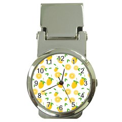 Illustrations Lemon Citrus Fruit Yellow Money Clip Watches